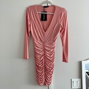 PrettyLittleThing Coral Dress NWT